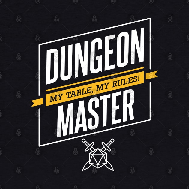 Dungeon Master - My Table, My Rules by Meta Cortex